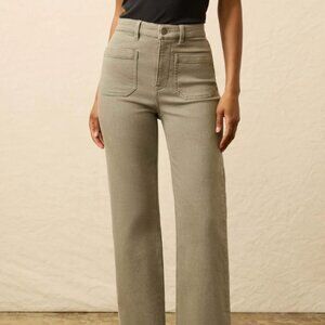Faherty stretch terry wide leg pants